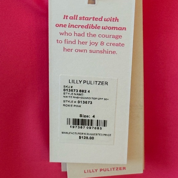 Pink Long Sleeve Rash Guard - Picture 6 of 11